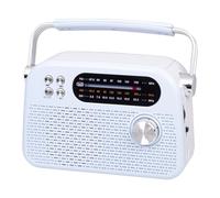 Trevi RDA 70 BR Radio Portable sans Fil multibande FM AM SW avec USB, Micro SD, MP3 et Batterie Rechargeable au Lithium, Compact, Polyvalent et idéal pour Les Voyages, Bleu