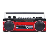Trevi RR 501 BT Personnel Analogique Noir, Rouge