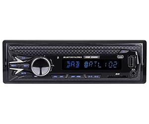 Trevi SCD 5751 Dab Autoradio Dab Dab+ FM 160 W, Bluetooth, USB, SD, AUX-in, antenne Dab fournie