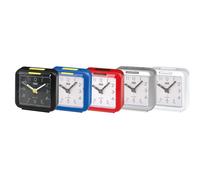 Trevi SL 3048 Réveil à quartz noir, bleu, gris, rouge, blanc