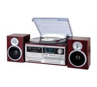 Trevi TT 1072 DAB Tourne-disque à entraînement direct Bois Semi-automatique