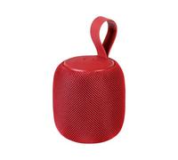 Trevi XR 8A16 Haut-Parleur sans Fil 5.3, Haut-Parleur Portable 5 W avec Lecteur MP3, Micro SD et Fonction TWS, boîtier Audio avec Charge USB Type-C, Rouge