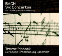 TREVOR PINNOCK - SIX CONCERTOS FOR THE MARGRAVE OF BRANDENBURG 2 CD NEUF BACH