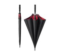 TREWQ Parapluie coupe-vent Grandes parapluies de golf pour la pluie 49/53/59 pouces à 8 baleines, ouverture et fermeture automatiques en un seul clic, parapluies canne surdimensionnés à double 125cm