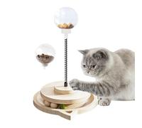 Trews Fuite De Jouet De Mangeoire pour Animaux De Compagnie, Treat De Friandises Wiggling pour Chiens, Jouet De Gâterie pour Chiens Bancal, Distributeur Interactif De Chat avec Printemps