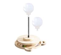 Trews Fuite De Jouet De Mangeoire pour Animaux De Compagnie, Treat De Friandises Wiggling pour Chiens, Jouet De Gâterie pour Chiens Bancal, Distributeur Interactif De Chat avec Printemps