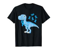 Trex Blue Dinosaure Garçons Enfants Trex Blue Sensibilisation au diabète T-Shirt