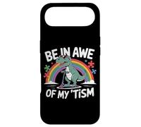 Trex Dinosaur Autism Awareness Be in Awe of My Tism Kids Coque pour iPhone Air