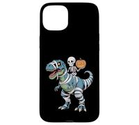 Trex Mummy Squelette Tyrannosaure Halloween Coque pour iPhone 15 Plus