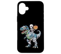 Trex Mummy Squelette Tyrannosaure Halloween Coque pour iPhone 16 Plus