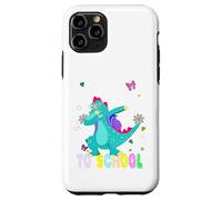 Trex Sac à dos Premier jour d'école Bienvenue à l'école Coque pour iPhone 11 Pro