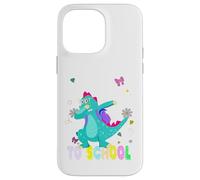 Trex Sac à dos Premier jour d'école Bienvenue à l'école Coque pour iPhone 14 Pro Max