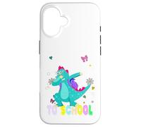 Trex Sac à dos Premier jour d'école Bienvenue à l'école Coque pour iPhone 16
