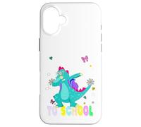 Trex Sac à dos Premier jour d'école Bienvenue à l'école Coque pour iPhone 16 Plus