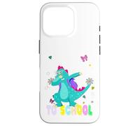 Trex Sac à dos Premier jour d'école Bienvenue à l'école Coque pour iPhone 16 Pro