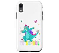 Trex Sac à dos Premier jour d'école Bienvenue à l'école Coque pour iPhone XR
