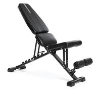 TREXO Banc de Musculation Multifonctionnel Réglable Construction Robuste en Acier Charge Maximale Jusqu'à 150 kg Entraînement de Force Fitness Noir TRX-B200