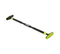 TREXO Barre de traction, longueur réglable 70 à 96 cm, en acier, charge maximale : 150 kg, pour les tractions et les exercices des bras et des épaules, montage facile, barre avec extrémités en
