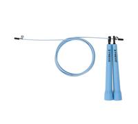 TREXO Corde à Sauter BASIC+ Couleur Bleu avec Longueur Réglable jusqu'à 300 cm Corde de Saut Idéale pour les Exercices Cardio et de Fitness Fabriquée en PP et Acier Légère et Confortable à Utiliser