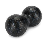TREXO Double balle de massage bleue de 12 cm de diamètre pour un soulagement musculaire