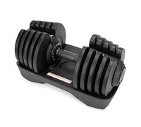TREXO Haltere Reglable avec Pesée Réglable par Molette 18 kg Haltères Réglables en Fer Haltere Musculation pour Exercice Fitness Home Gym Halteres avec Poignée Antidérapante Ergonomique