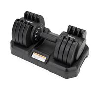 TREXO Haltere Reglable avec Pesée Réglable par Molette 32 kg Haltères Réglables en Fer Haltere Musculation pour Exercice Fitness Home Gym Halteres avec Poignée Antidérapante Ergonomique