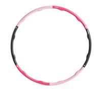 TREXO Hula Hoop avec Massage Couleur Rose Diamètre de 100 cm Fabriqué en Mousse et PVC Cerceau Hula Hop Léger et Endurant avec Picots de Massage Spéciaux Stimule la Circulation