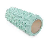 TREXO MR-EV01Z Rouleau de massage musculaire en mousse EVA et PVC avec bosses Vert 33 cm de long