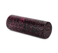 TREXO Rouleau de Massage avec des Dimensions de 45x15 mm Couleur Rosa et Noir Roller de Massage Musculaire Fournit le Soulagement et l'Amélioration de la Forme Rouleau de Massage