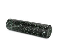 TREXO Rouleau de Massage avec des Dimensions de 60x15 mm Couleur Lime et Noir Roller de Massage Musculaire Fournit le Soulagement et l'Amélioration de la Forme Rouleau de Massage à Surface Lisse