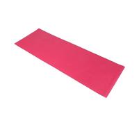 TREXO Tapis de gymnastique de 3 mm d'épaisseur en noir, dimensions : 173 x 61 cm avec surface antidérapante en PVC, n'absorbe pas la transpiration ni la saleté - Très léger - Idéal pour le yoga (noir