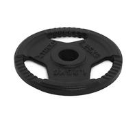 TREXO TRX-ICP001 Disque d'haltère en fonte 1,25 kg - Universel, durable, avec poignées ergonomiques, compatible avec haltères et poignées pour l'entraînement de force et de fonction