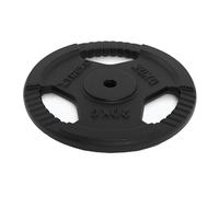 TREXO TRX-ICP001 Disque d'haltère en fonte 20 kg - Universel, durable, avec poignées ergonomiques, compatible avec haltères et poignées pour l'entraînement de force et de fonction