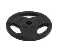 TREXO TRX-ICP001 Disque d'haltère en fonte 5 kg - Universel, durable, avec poignées ergonomiques, compatible avec haltères et poignées pour l'entraînement de force et de fonction