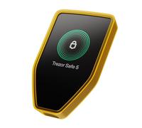 Trezor Coque Bumper Safe 5 en silicone - Absorption des chocs - Orange transparent