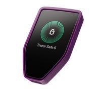 Trezor Coque Bumper Safe 5 en silicone - Absorption des chocs - Violet transparent