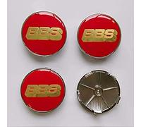 TRFAN 4 pièces Auto Cache Moyeux pour BBS 68mm Centre de Jante Roue Caps Accessoires