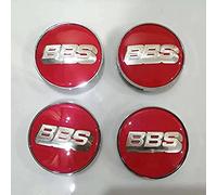 TRFAN 4 pièces Auto Cache Moyeux pour BBS 68mm Centre de Jante Roue Caps Accessoires,A