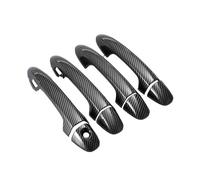 TRFBD Modification Clip Bande Garniture Poignée Porte Chromée Accessoires D'autocollants Voiture Pour Harrier XU60 2014 - 2019(Style 1)