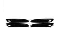 TRFBD Modification Ensemble Capuchons Garniture Poignée Porte Extérieure Voiture Texture Fiber Carbone Adaptée Pour Benz EQE Classe V295 2022 2023 2024 2025(Style 1)