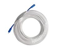 TRFVDVERD Câble de branchement intérieur à fibre optique monomode, 1 conducteur avec connecteurs SC/UPC et LC/UPC, cordon simplex for une communication fiable(White,LC UPC 250m)