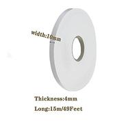 TRFVDVERD Ruban ignifuge en fibre céramique haute température - Joint d'isolation de 15 m for usage industriel et domestique(10mmx4mm)