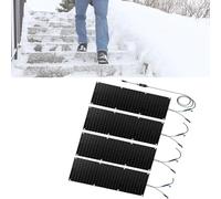 TRFVDVERD Tapis de Fonte de Neige for allées et trottoirs extérieurs - Tapis en Caoutchouc antidérapants avec Vitesse de Fonte Rapide et Installation Facile(40x200cmx4Pcs)