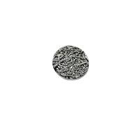 TRgqify-KM 10 pièces/lot Boutons métalliques Ronds Or Argent Noir for Manteaux Vestes Vintage Grands Boutons Cousus à la Main for vêtements(Silver,28mm-10pcs)
