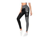 TRgqify-KM High Waist Yoga Leggings for Women Tummy Control Workout Compression Pants Moisture-Wicking Stretchy Gym Running Activewear Seamless Squat-Proof High-Rise Leggings(01_S 3PCS)