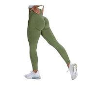 TRgqify-KM High Waist Yoga Leggings for Women Tummy Control Workout Compression Pants Moisture-Wicking Stretchy Gym Running Activewear Seamless Squat-Proof High-Rise Leggings(01_S 3PCS)