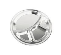 TRgqify-KM Les plaques de séparation en acier inoxydable sont faciles à nettoyer et idéales for les buffets à domicile.