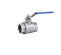 TRGYJGKF 1/4"-4" BSP NPT Female Full Port Ball Valve 201/304/316 Stainless Steel Water Gas Oil 225 PSI(1-1/4",NPT)