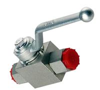 TRGYJGKF Robinet à Boisseau sphérique hydraulique Haute Pression 2 Voies 500 Bar en Acier au Carbone for gaz, Huile, Eau, NPT 1/4" NPT 3/8" NPT 1/2" NPT 3/4" NPT 1(NPT 3-8)