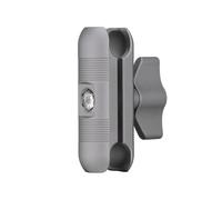 TRHJSC Convient for Garmin GPS Double prise bras Support téléphone portable | Support de berceau de téléphone portable de voiture moto adaptateur de tête de boule de 17mm